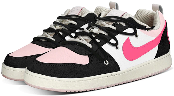 【客製球鞋】Nike Court Borough Low PRM 澀谷辣妹 多巴胺 Y2K 解構 低筒 板鞋 女款 黑粉 Lookbook 【客製球鞋】Nike Court Borough Low PRM 澀谷辣妹 多巴胺 Y2K 解構 低筒 板鞋 女款 黑粉