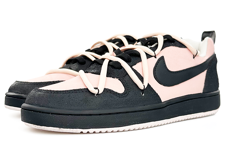Lookbook [Custom Shoes] (Women) Nike Court Borough Low PRM 'Black Pink Dopamine'