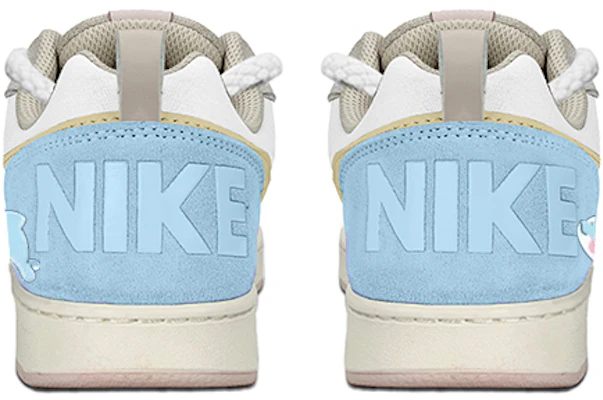 【定製球鞋】Nike Court Borough LowPRM夏日牛奶糖小海豚vibe解構 低筒 球鞋 女款 藍白 Shop 【定製球鞋】Nike Court Borough LowPRM夏日牛奶糖小海豚vibe解構 低筒 球鞋 女款 藍白