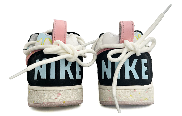 Shop (W) [定制鞋] 耐克Court Borough Low PRM '冰淇淋黑白' 861533-101(Team13-冰激凌）