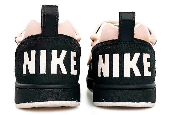 Shop [Custom Shoes] (Women) Nike Court Borough Low PRM 'Black Pink Dopamine'