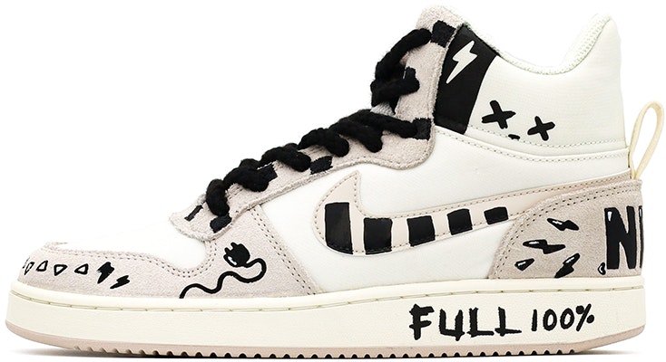 (W) 나이키 커스텀 코트 보로우 미드 '그래피티 크림' (shortened: 커스텀 보로우 '그래피티') 844907-101(Team肆-电量涂鸦主题L) Buy (W) 나이키 커스텀 코트 보로우 미드 '그래피티 크림' (shortened: 커스텀 보로우 '그래피티') 844907-101(Team肆-电量涂鸦主题L)