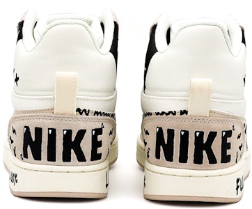 【定制球鞋】 Nike Court Borough 電量 塗鴉 動感潮流 立體手繪 中幫 板鞋 女款 米白 Shop 【定制球鞋】 Nike Court Borough 電量 塗鴉 動感潮流 立體手繪 中幫 板鞋 女款 米白