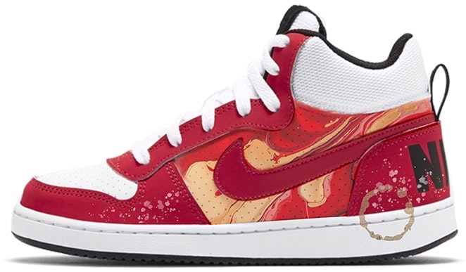 custom-shoes-women-nike-court-borough-mid-white-red