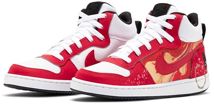 (W) 나이키 코트 버로우 미드 '화이트 레드' 커스텀 슈즈 839977-103(Team10-流金岁月) Shop (W) 나이키 코트 버로우 미드 '화이트 레드' 커스텀 슈즈 839977-103(Team10-流金岁月)