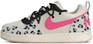Buy 【訂製球鞋】 Nike Court Borough PRM 澀谷辣妹Y2K 豹紋甜心 vibe解構綁帶 低筒 板鞋 女款 粉黑