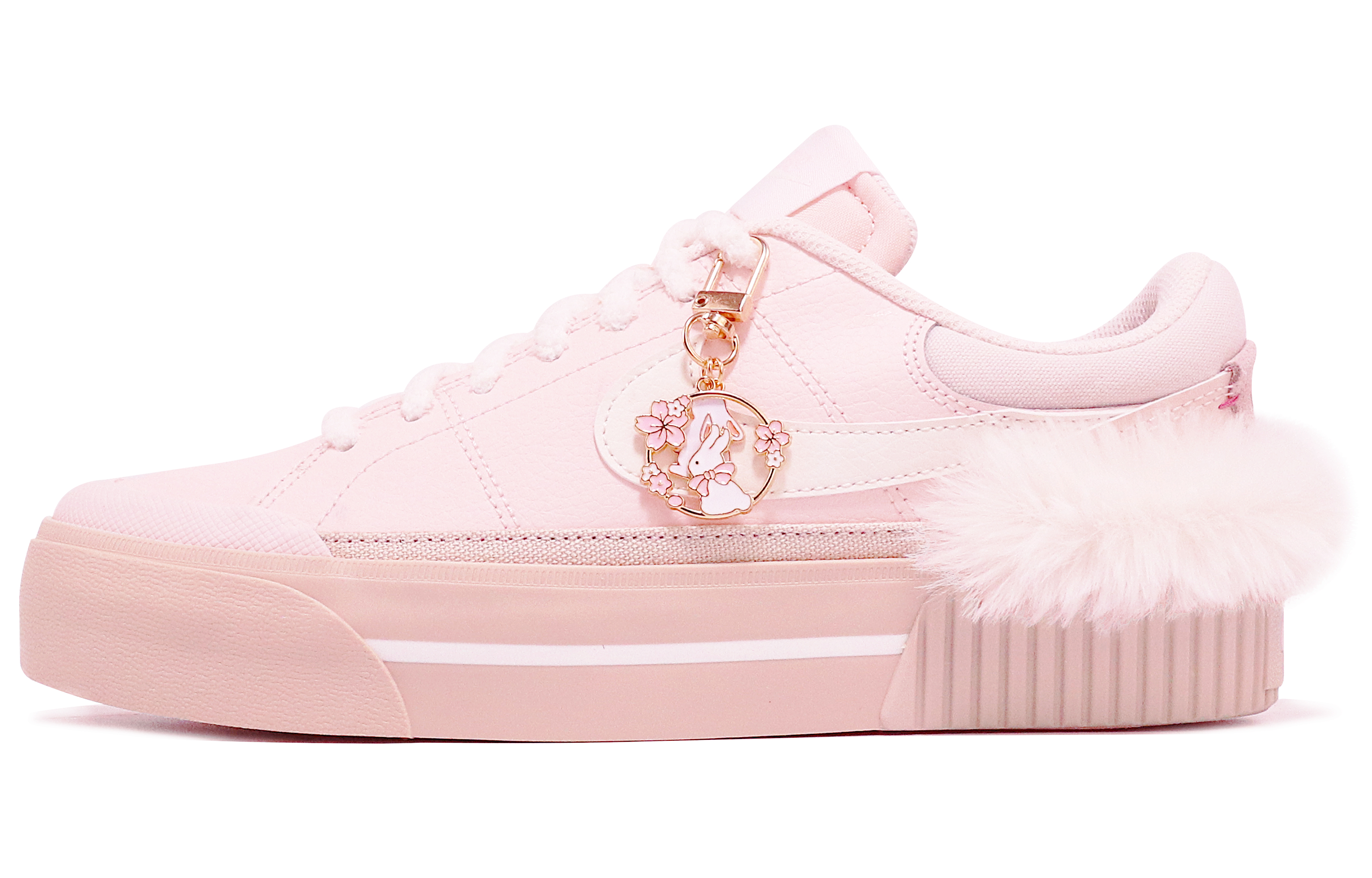 [Custom Shoes] (W) Nike Court Legacy 'Cherry Blossom Rabbit'