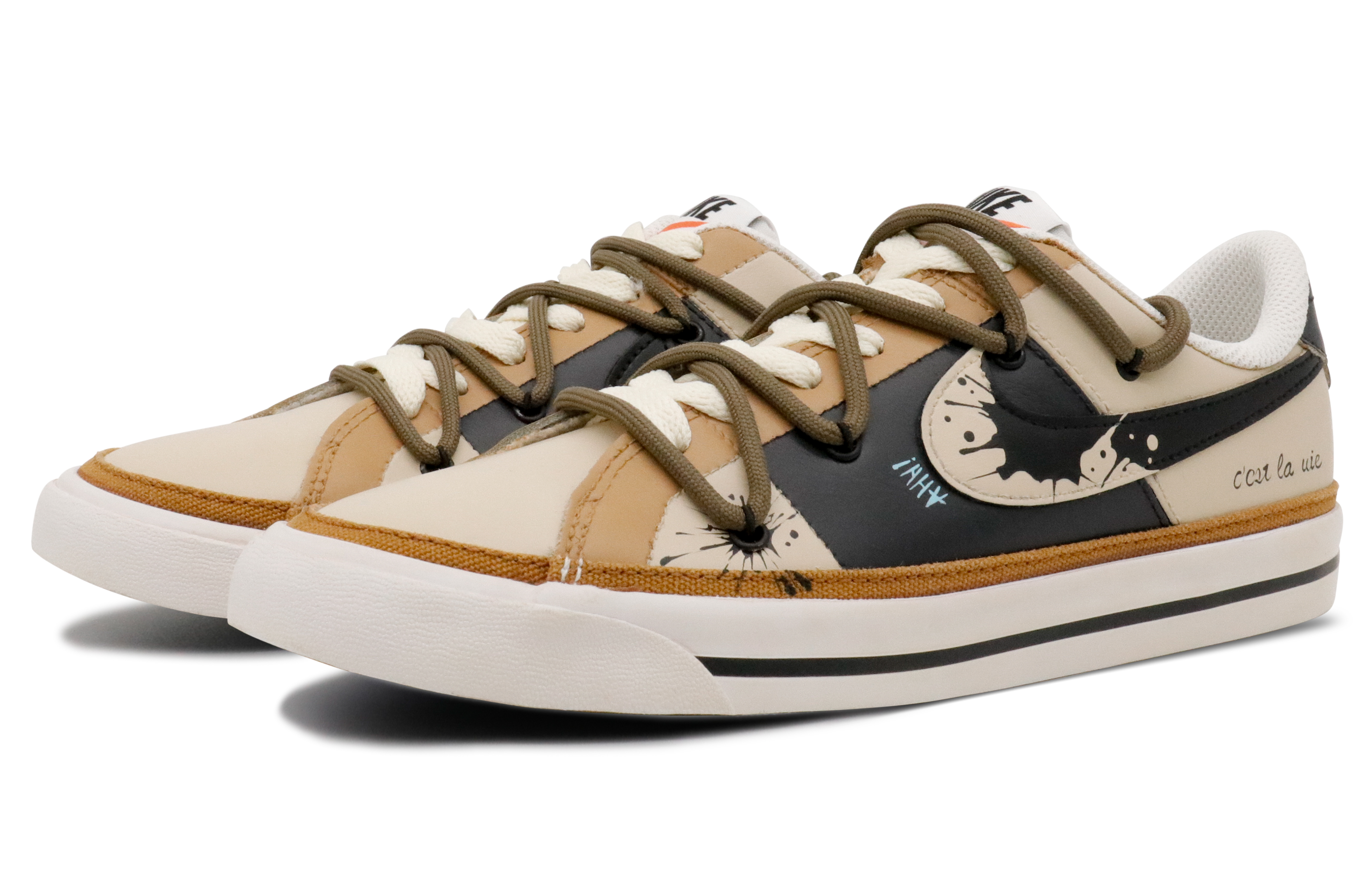 Lookbook (W) 定制鞋款：耐克Court Legacy“沙漠绿洲涂鸦” CU4149-102-445755