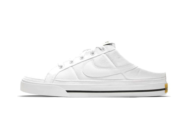 Details for 【訂製球鞋】Nike Court Legacy Mule 夏日精靈 輕訂製 防滑平衡 半拖 低筒 板鞋 女款 白黑