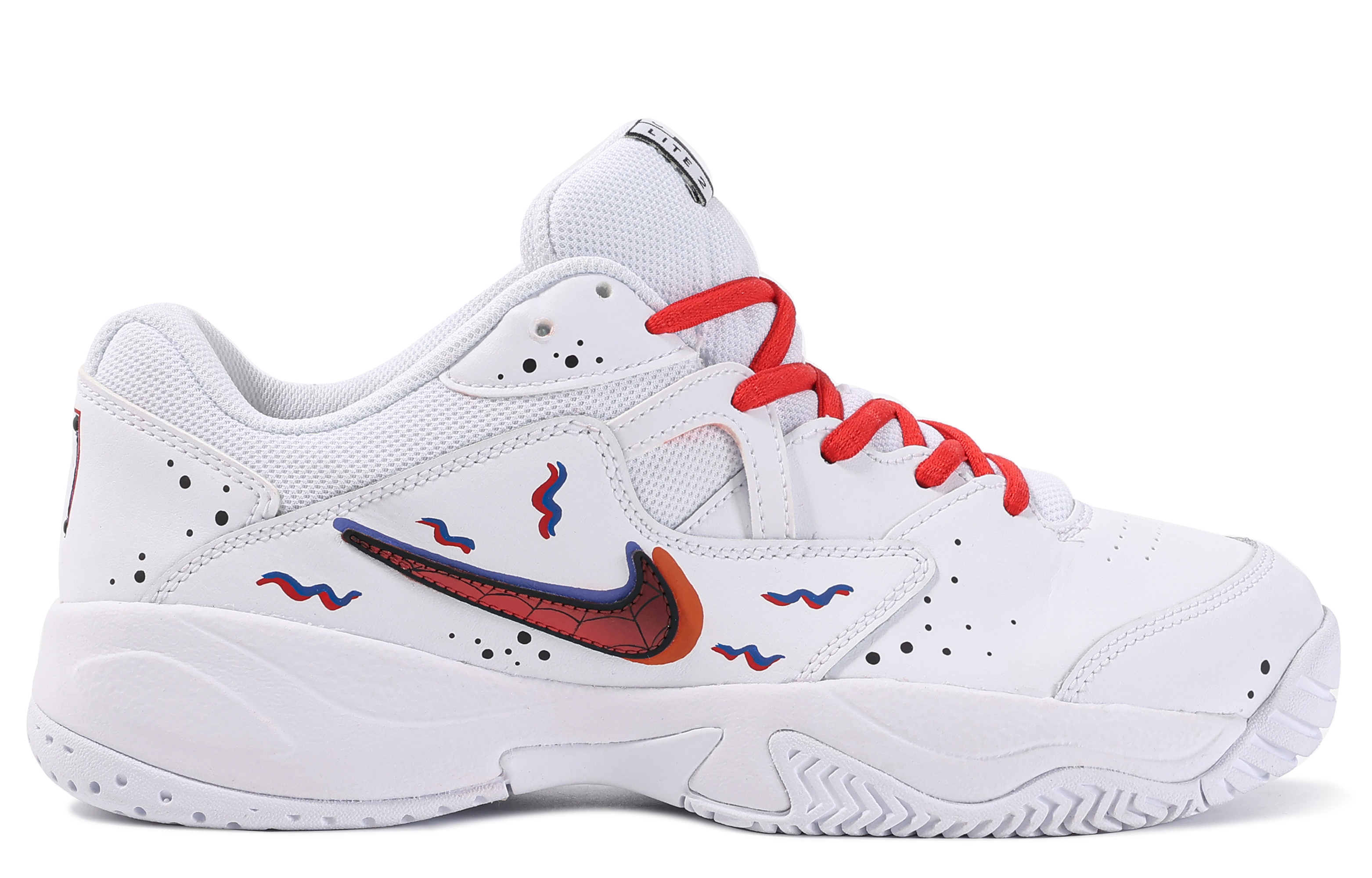 Lookbook (W) [Sepatu Kustom] Nike Court Lite 2 'Da Vinci Spider Sense' AR8838-101(TeamM-女款蜘蛛感应)