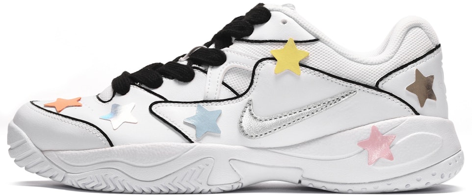 【定制球鞋】Nike Court Lite 2 多巴胺 星星 低筒 網球鞋 女款 黑白 Buy 【定制球鞋】Nike Court Lite 2 多巴胺 星星 低筒 網球鞋 女款 黑白