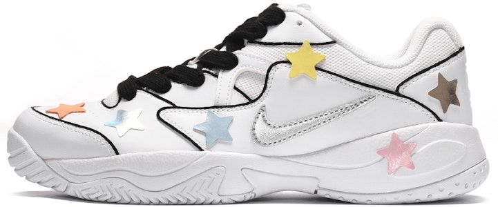 【訂製球鞋】 Nike Court Lite 2 多巴胺 彩虹星星 低筒 網球鞋 女款 黑白 Buy 【訂製球鞋】 Nike Court Lite 2 多巴胺 彩虹星星 低筒 網球鞋 女款 黑白