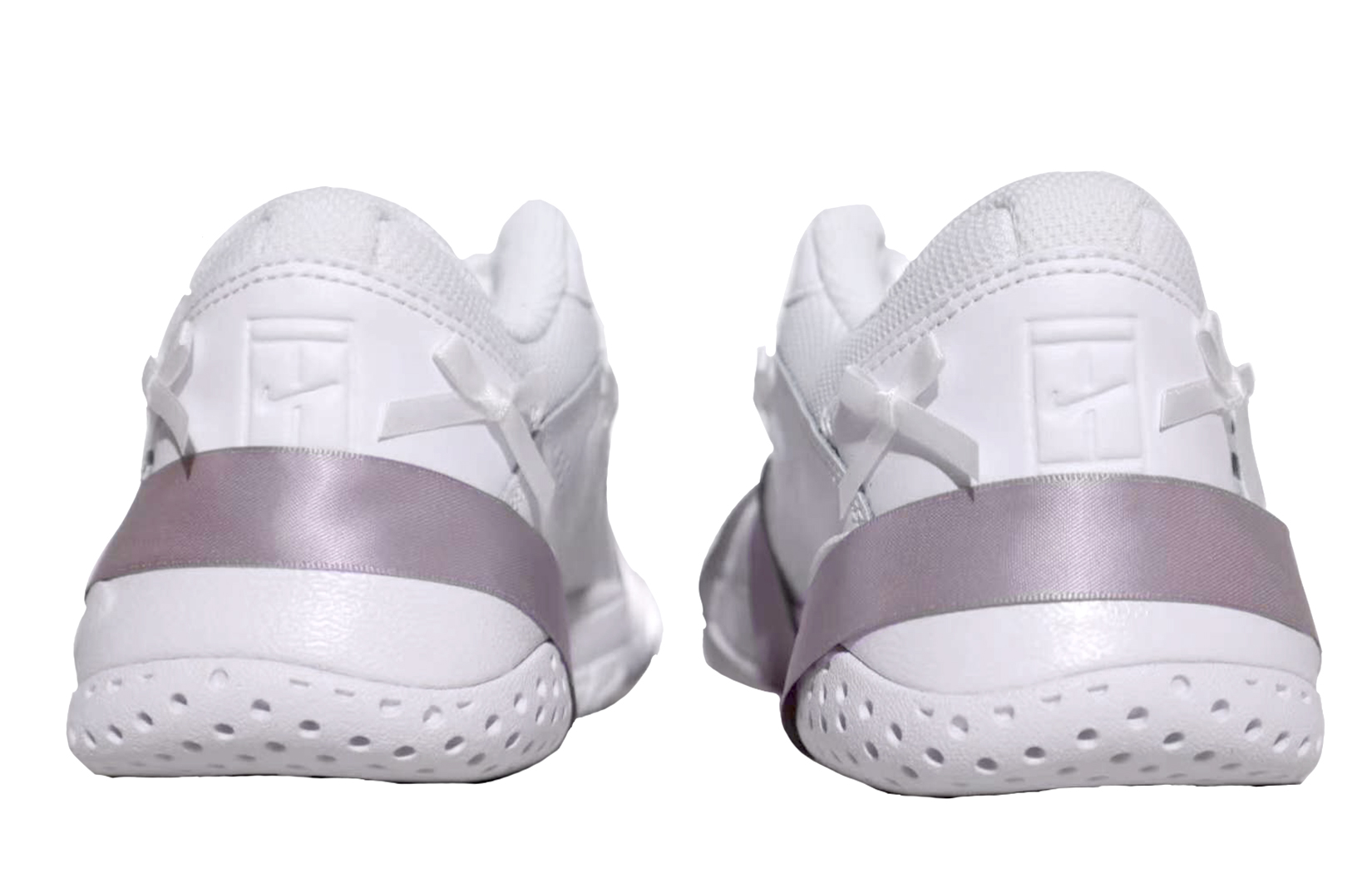 Purchase 【客製球鞋】 Nike Court Lite 2 法式裸銀緞帶 舒適百搭 低筒 網球鞋 女款 白色