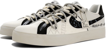 【客製化球鞋】Nike Court Royale Ac 星球日記 台灣風 手繪 塗鴉 低筒 板鞋 女款 灰色 Lookbook 【客製化球鞋】Nike Court Royale Ac 星球日記 台灣風 手繪 塗鴉 低筒 板鞋 女款 灰色