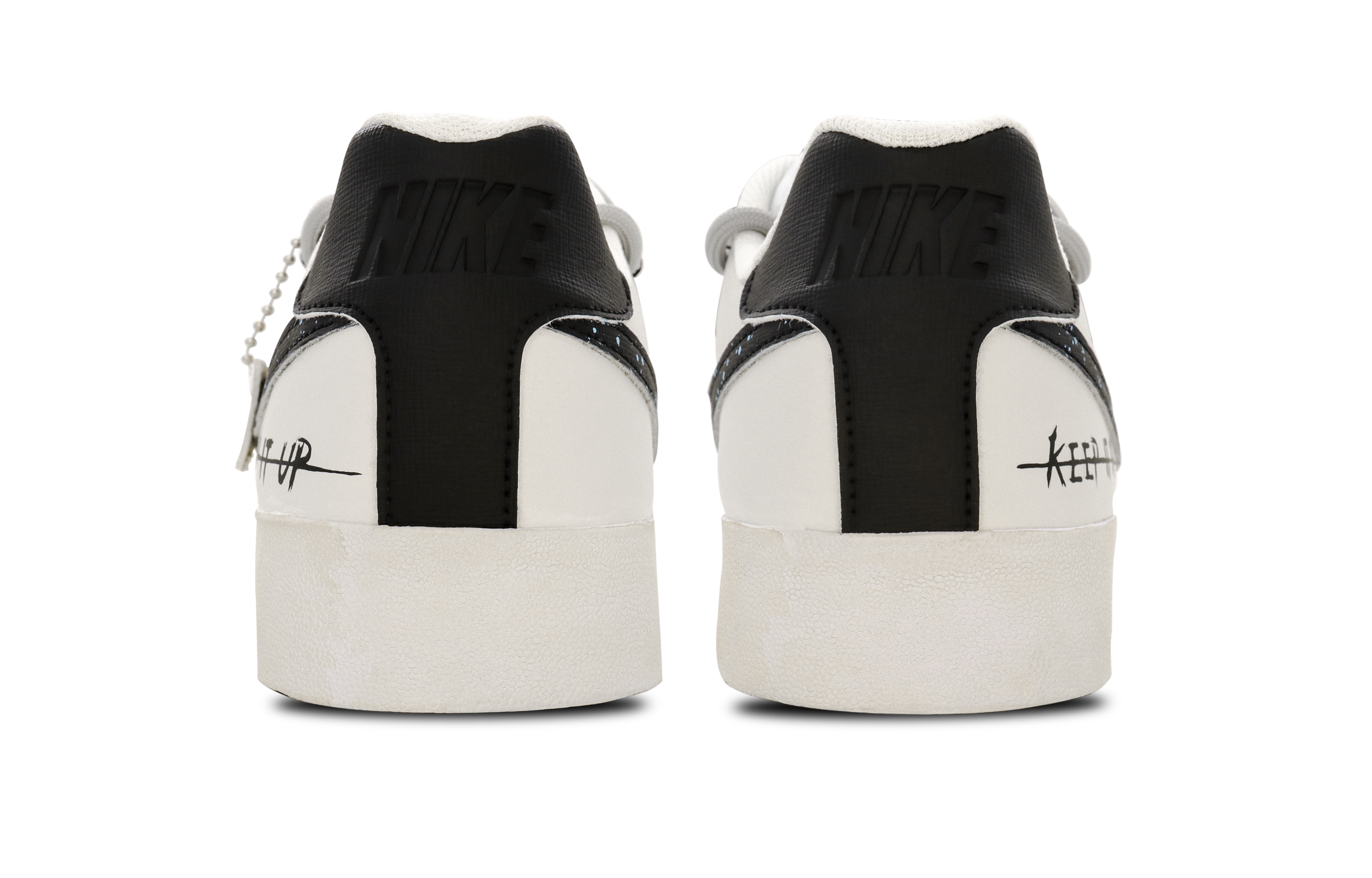 Shop 【客製化球鞋】Nike Court Royale Ac 星球日記 台灣風 手繪 塗鴉 低筒 板鞋 女款 灰色