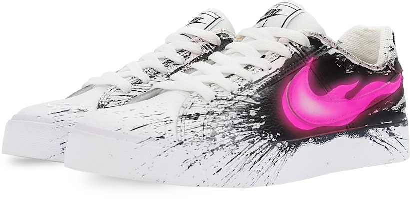 (W) 나이키 코트 로얄 AC '스플래터 슈퍼히어로 핑크' (커스텀) AO2810-102-485162 Lookbook (W) 나이키 코트 로얄 AC '스플래터 슈퍼히어로 핑크' (커스텀) AO2810-102-485162