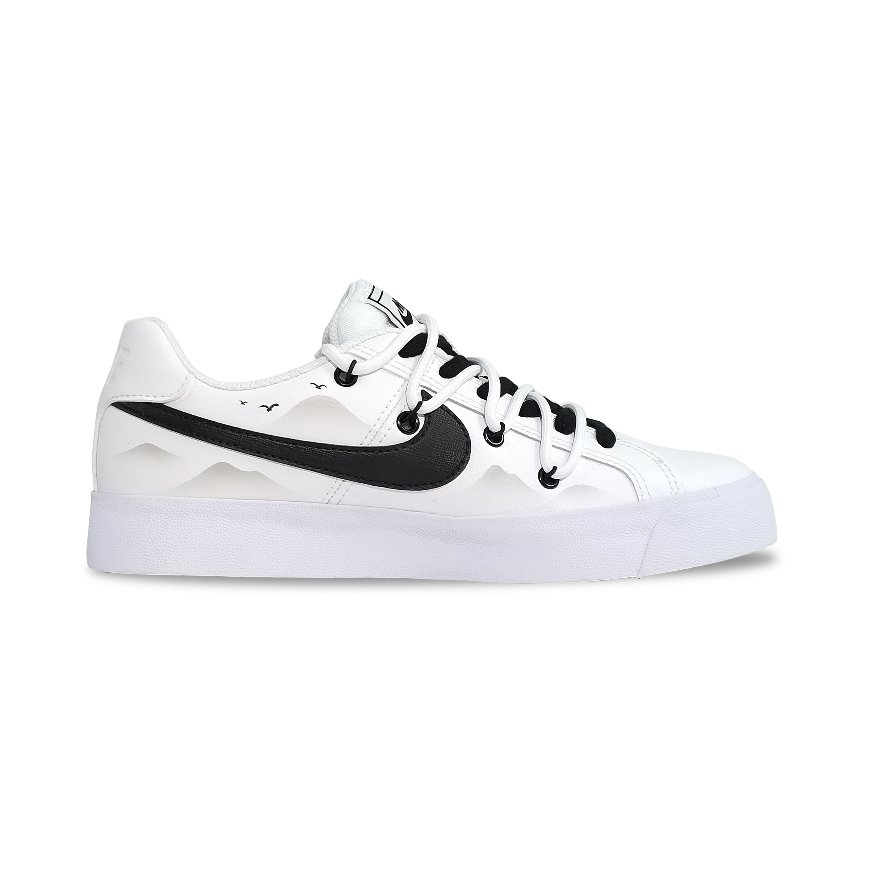 Order [Custom Shoes] (Women) Nike Court Royale AC 'Wild Crane Ink'