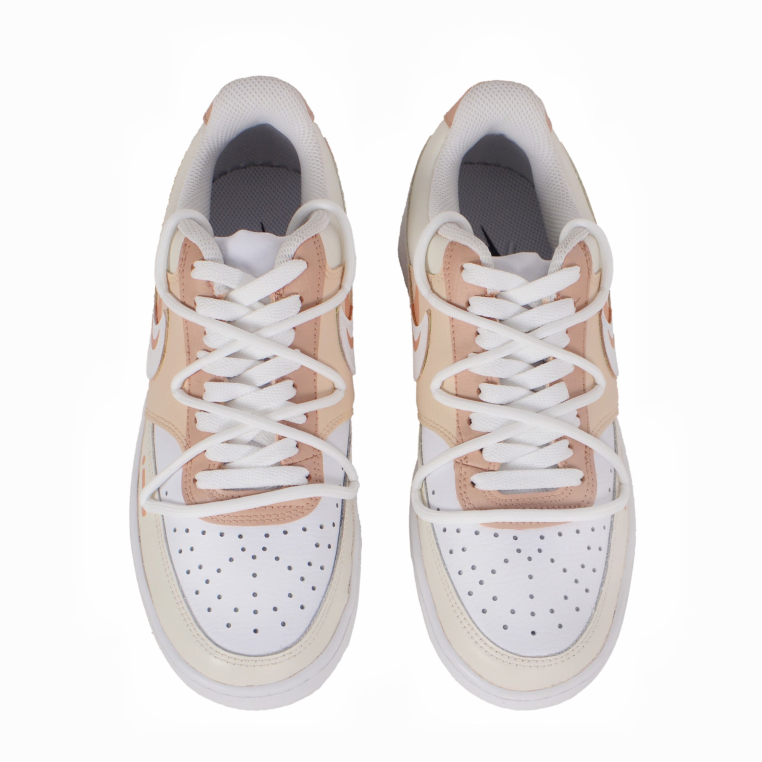 [Custom Shoes] (W) Nike Court Vision 1 'Almond Hand-Painted' 圖 5