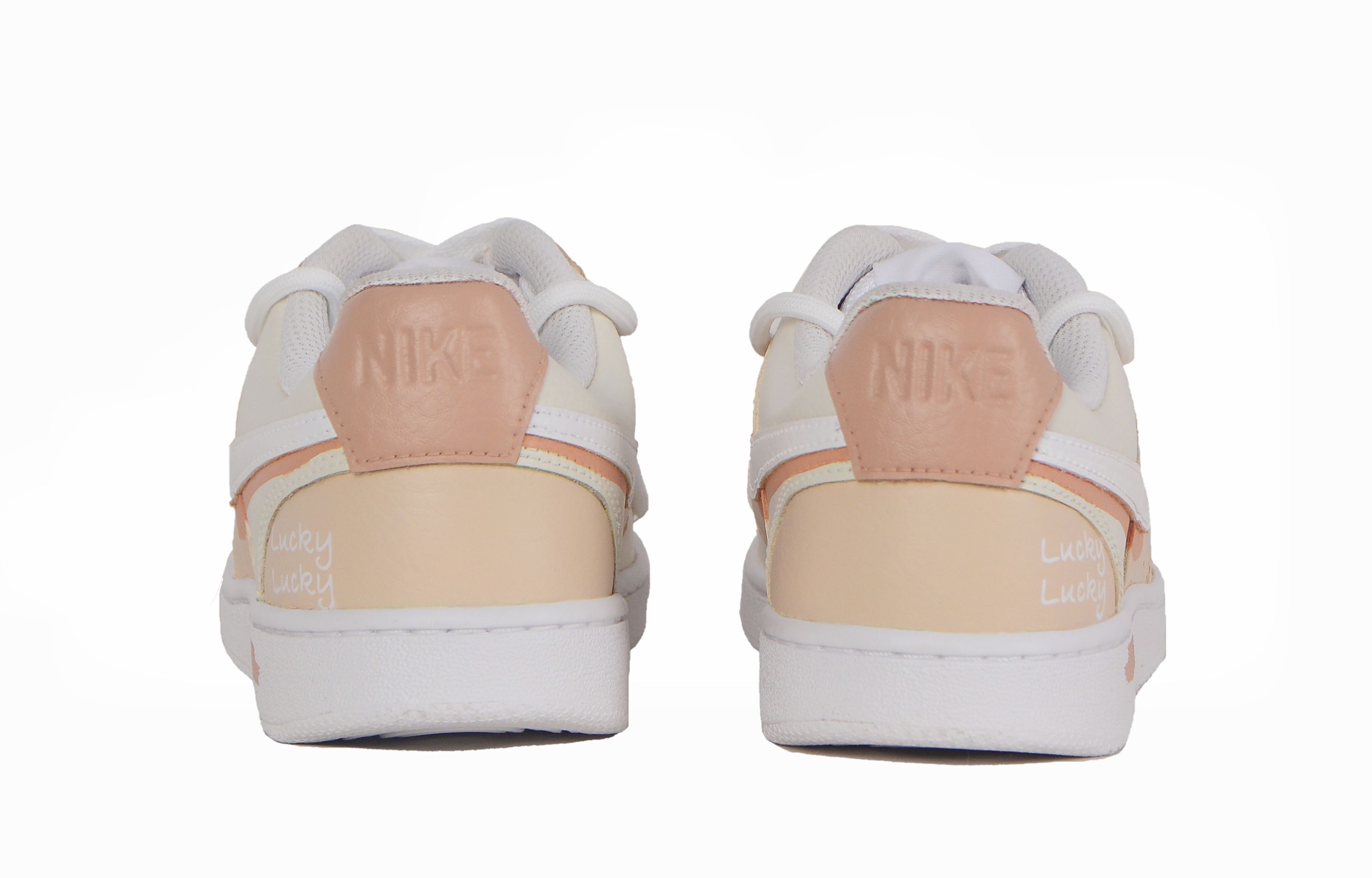 [Custom Shoes] (W) Nike Court Vision 1 'Almond Hand-Painted' 圖 6