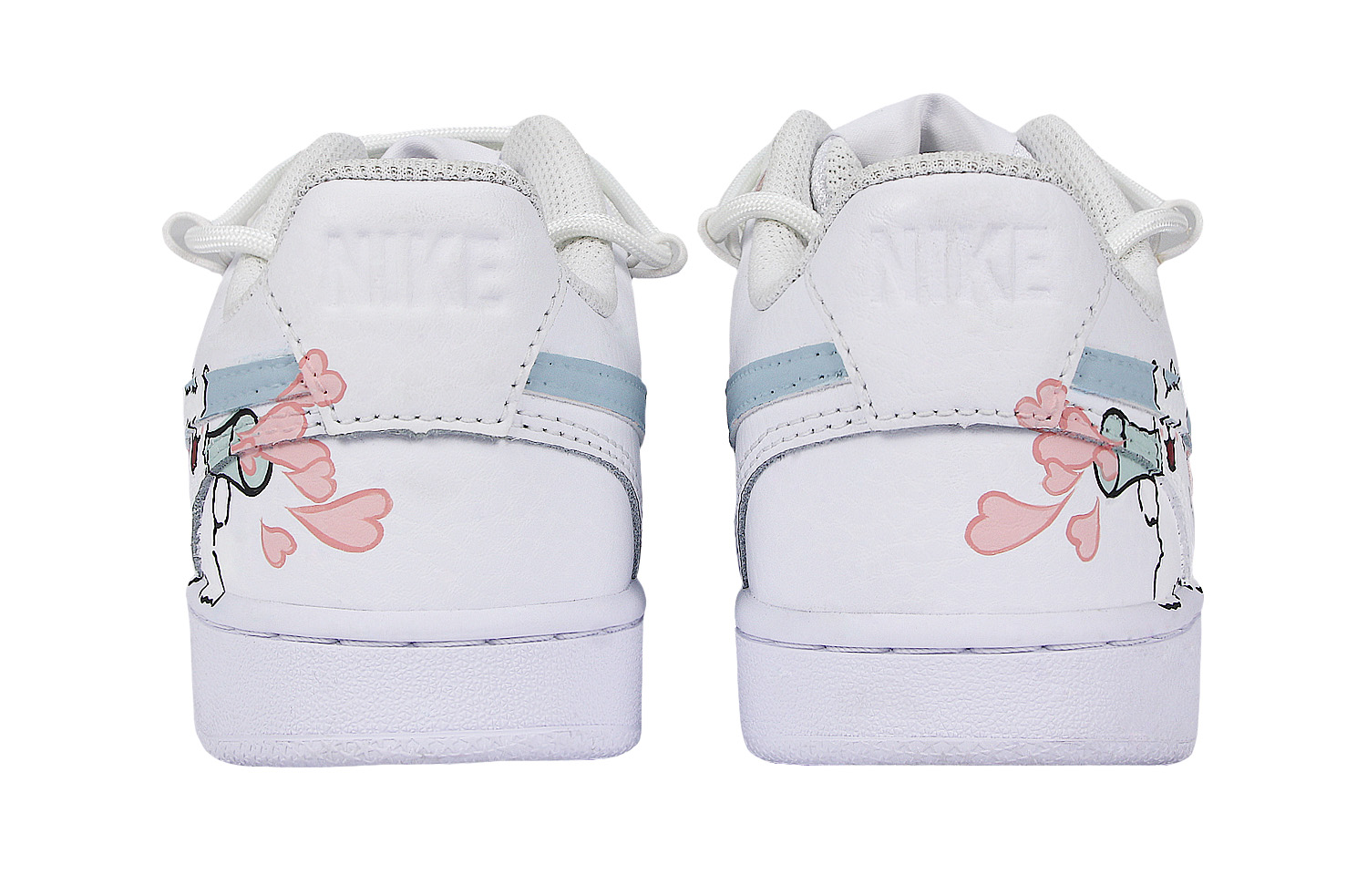 [Custom Shoes] (W) Nike Court Vision 1 'Blue White Biu' 圖 5