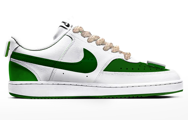 Order (W) [定制鞋款] 耐克 Court Vision 1 '绿白麻将' DH3158-101(TeamY-女款發財鞋绿白)