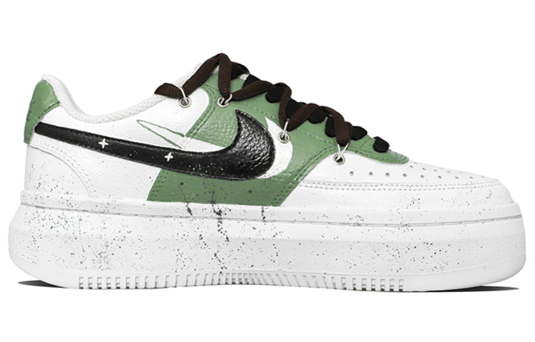 [Custom Shoes] (W) Nike Court Vision 1 'Green White Graffiti' 圖 3
