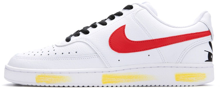 custom-shoes-women-nike-court-vision-1-hand-painted-graffiti-white-black-red