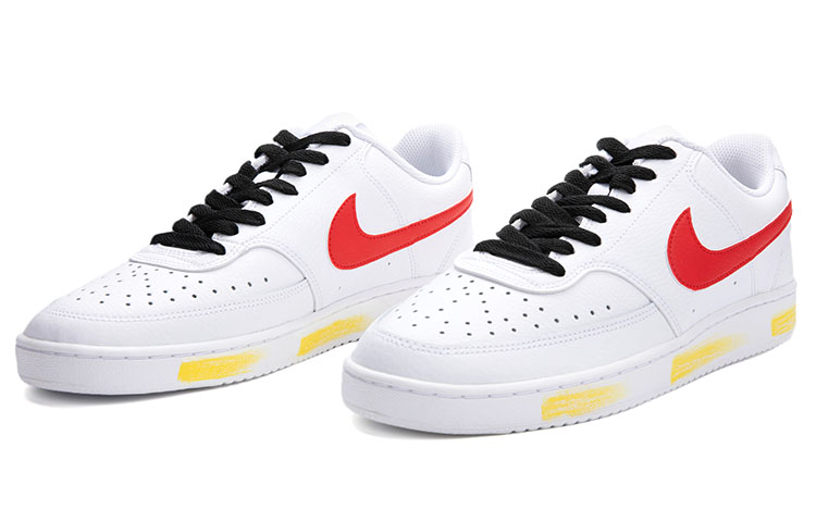 Lookbook (W) 나이키 커스텀 코트 비전 1 "그라피티 (흰/검/빨)" CD5434-100(Team18-Court涂鸦表情)