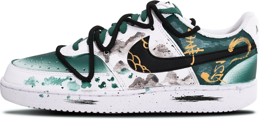 (W) 나이키 커스텀 잉크 그린 코트 비전 1 DH3158-101(Team259-女款华夏九州) Order (W) 나이키 커스텀 잉크 그린 코트 비전 1 DH3158-101(Team259-女款华夏九州)