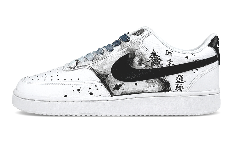 Buy (W) [Kasut Custom] Nike Court Vision 1 'Kesan Dakwat Luntur' CD5434-100(Team47-女款时来运转)