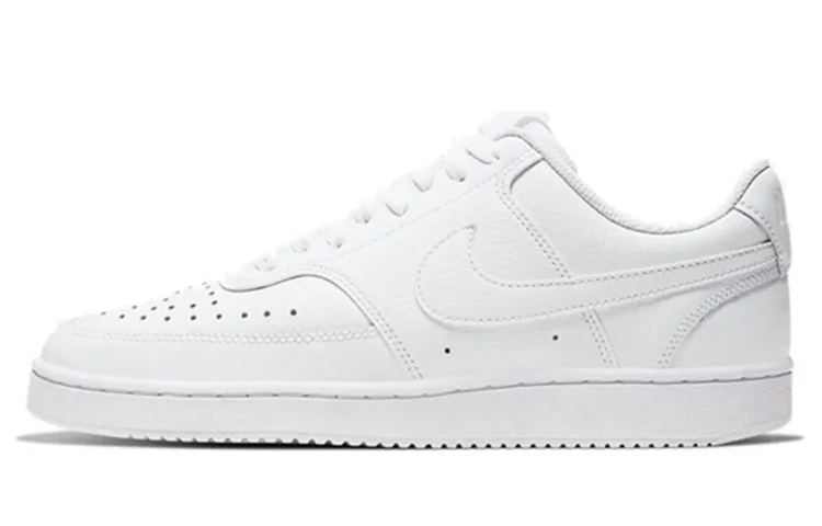 Cheap 【定製球鞋】 Nike Court Vision 1 禮盒 撞色 摩卡咖啡 油漆條 解構 低幫 板鞋 女款 白卡其