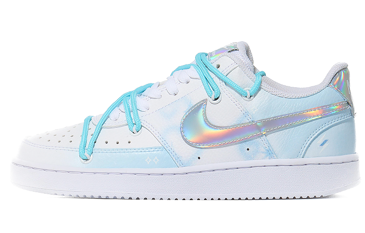 [Custom Shoes] (W) Nike Court Vision 1 'Sky Blue - Dopamine White Green'