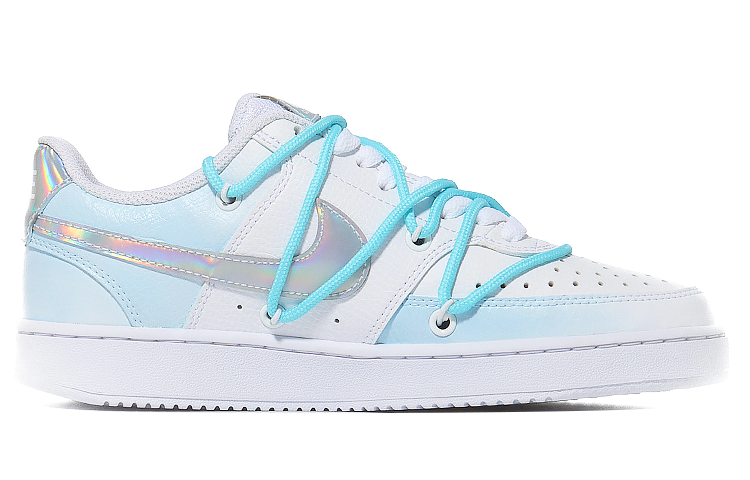 [Custom Shoes] (W) Nike Court Vision 1 'Sky Blue - Dopamine White Green' 圖 2