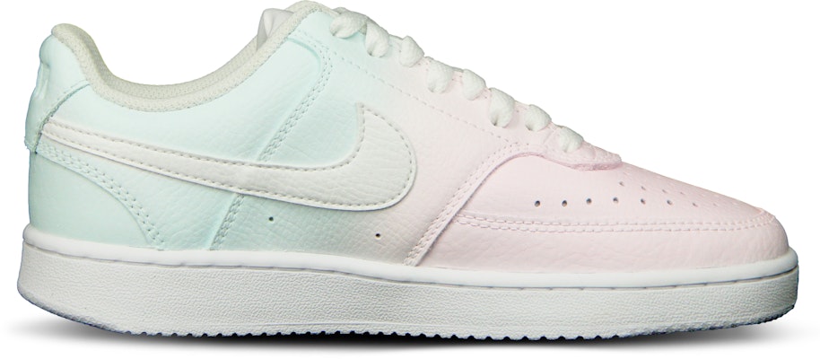 【訂製球鞋】 Nike Court Vision 1 粉綠漸變 小清新 百搭 低筒 板鞋 女款 白色 Lookbook 【訂製球鞋】 Nike Court Vision 1 粉綠漸變 小清新 百搭 低筒 板鞋 女款 白色