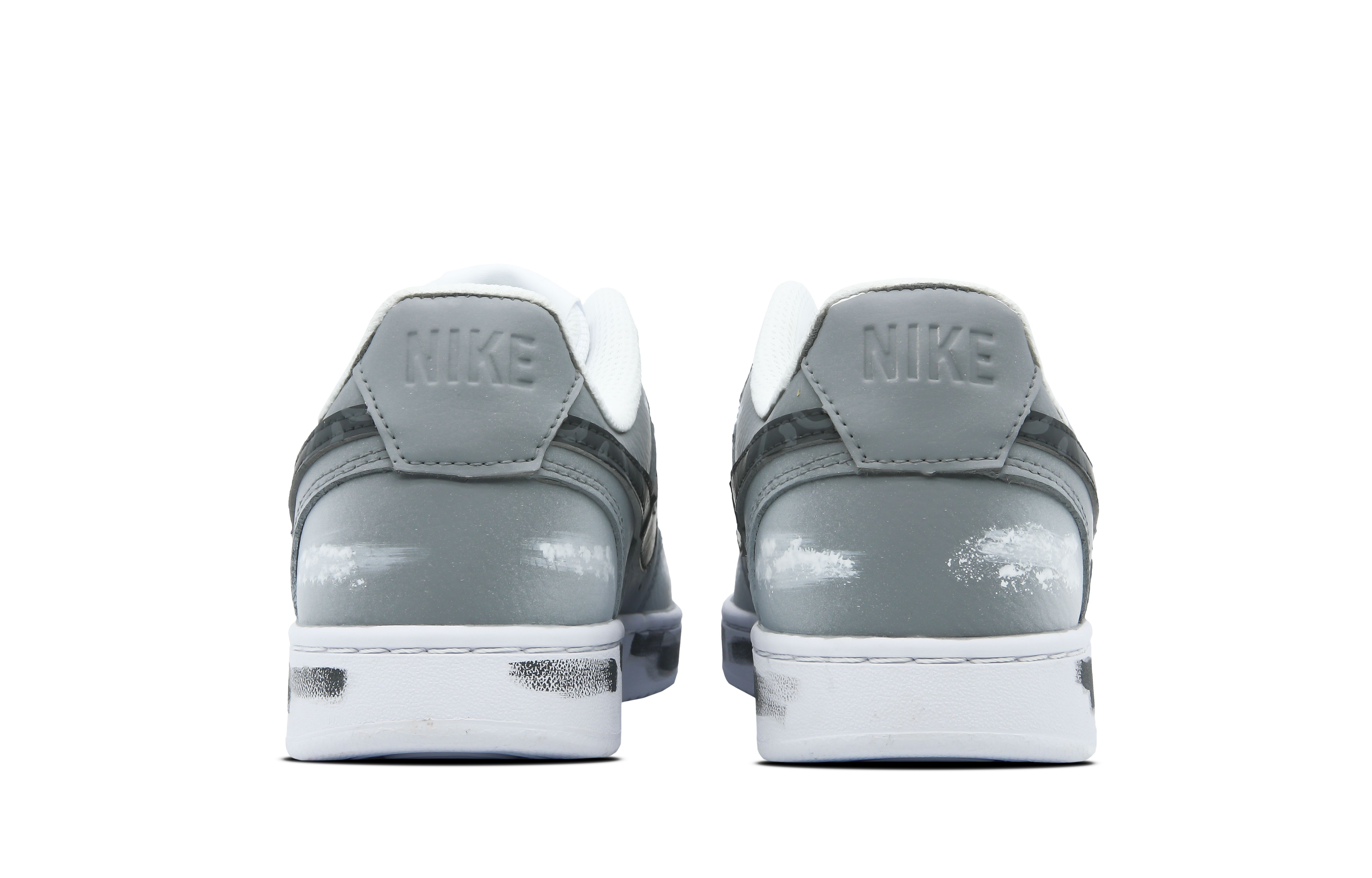 Shop (W) Nike Court Vision 1 Pintadas "Thorn Mist" Gris/Blanco CD5434-100(Team60-女款荆棘云雾)