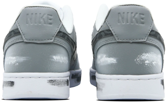 【訂製球鞋】Nike Court Vision 1 野薔薇雲霧 老化漸變 手繪塗鴉 低筒 板鞋 女款 灰白 Shop 【訂製球鞋】Nike Court Vision 1 野薔薇雲霧 老化漸變 手繪塗鴉 低筒 板鞋 女款 灰白