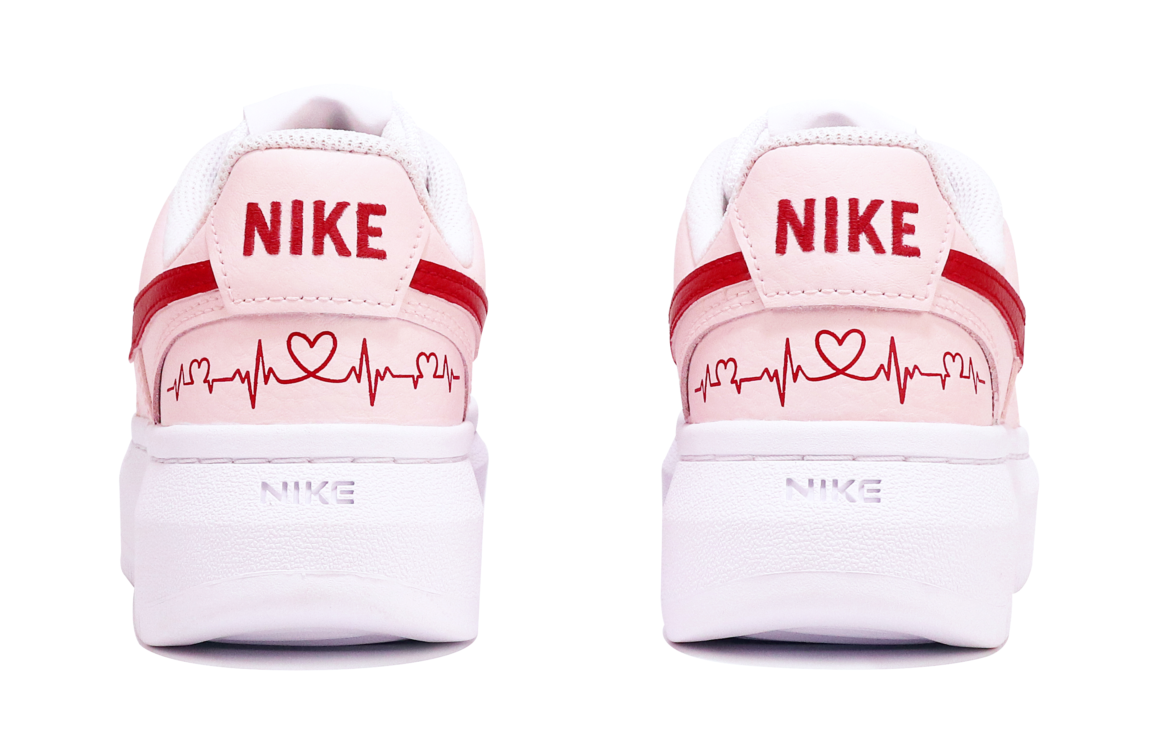 Shop (W) Zapatillas Nike Court Vision 1 'San Valentín ECG-Corazón Rosa' DM0113-100(TeamTen-女款心电图S-BOX)