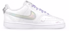 Order (W) Zapatillas Nike Court Vision 1 'Blanco Púrpura - Laser Grape Chain' CW5596-100(Team叁-女C镭射紫SBOX)