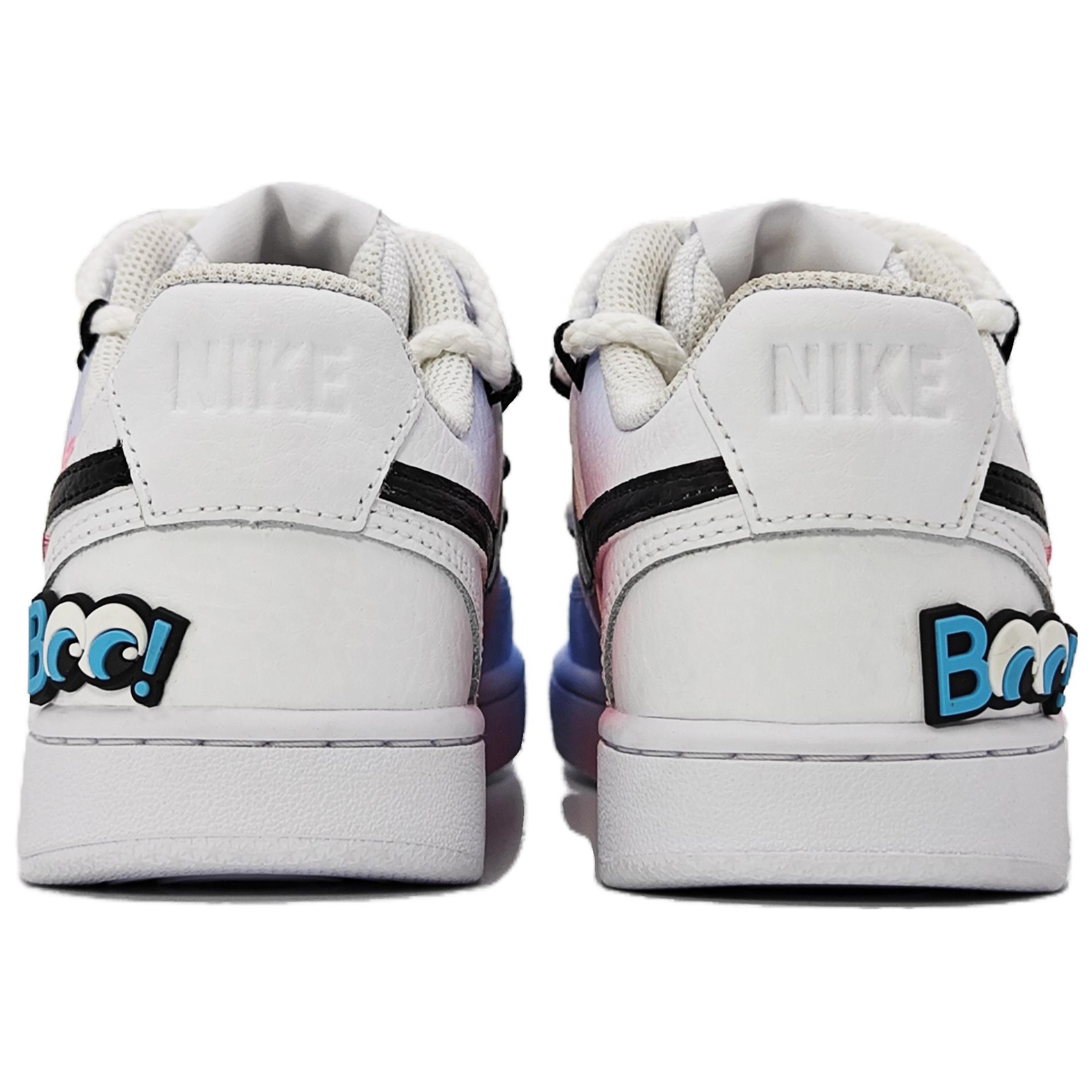 Purchase (W) [Kasut Tersuai] Nike Court Vision 1 'Putih Biru Pink Grafiti' CD5434-100(Team145-小鬼涂鸦)