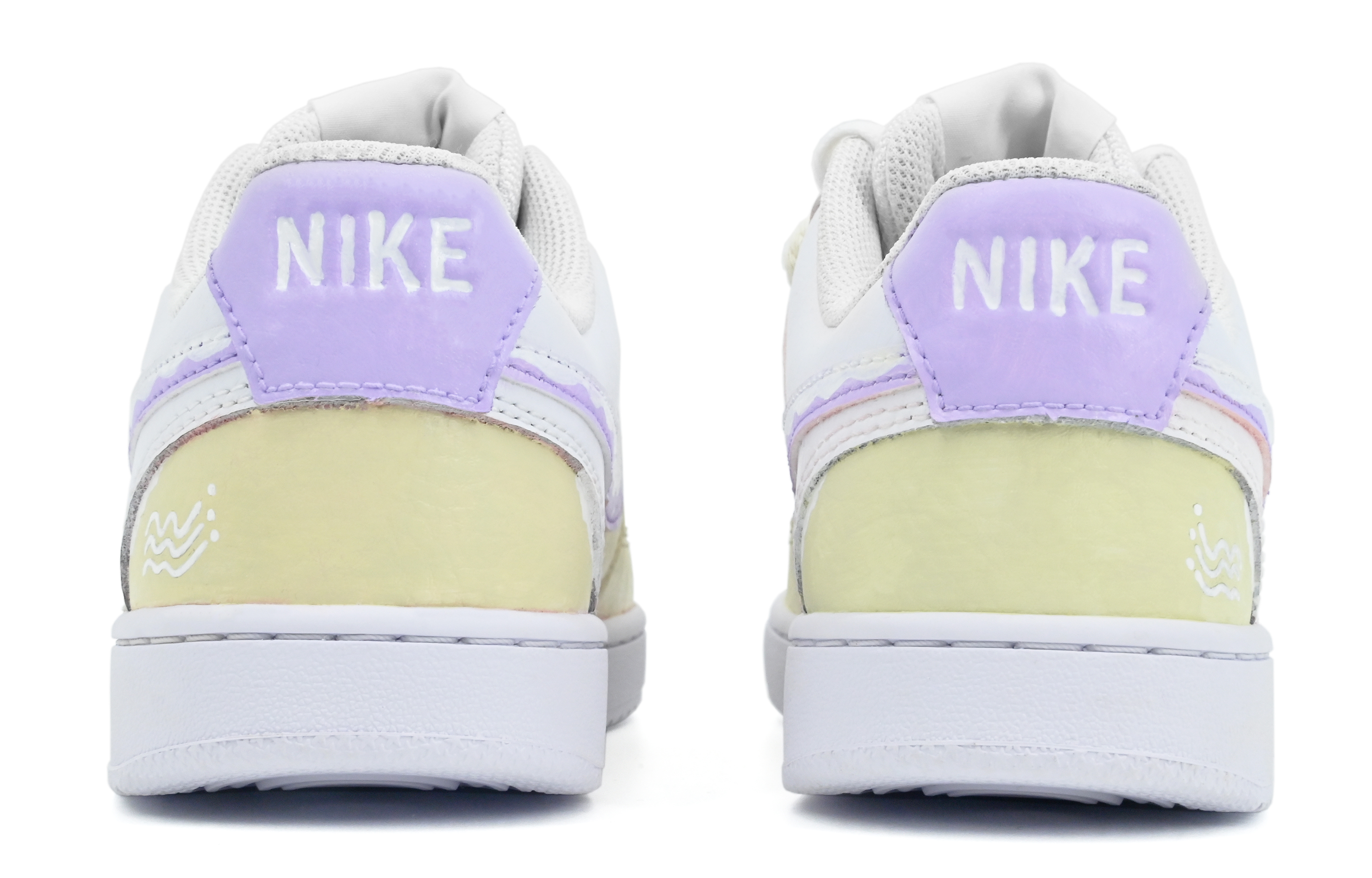 [Custom Shoes] (W) Nike Court Vision 1 'Yam Cookie Graffiti' 圖 4