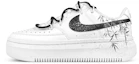 Buy 【訂製球鞋】 Nike Court Vision 1 Alta 禮盒 竹子 國風 解構 水墨 潑墨 低筒 板鞋 女款 白黑