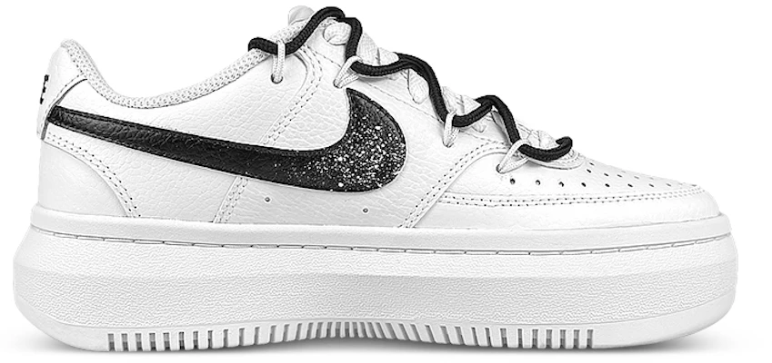 【訂製球鞋】 Nike Court Vision 1 Alta 禮盒 竹子 國風 解構 水墨 潑墨 低筒 板鞋 女款 白黑 Order 【訂製球鞋】 Nike Court Vision 1 Alta 禮盒 竹子 國風 解構 水墨 潑墨 低筒 板鞋 女款 白黑