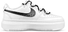 Order 【訂製球鞋】 Nike Court Vision 1 Alta 禮盒 竹子 國風 解構 水墨 潑墨 低筒 板鞋 女款 白黑