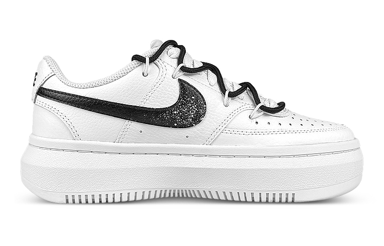 [Custom Shoes] (W) Nike Court Vision 1 Alta 'Bamboo Ink Splash' 圖 2