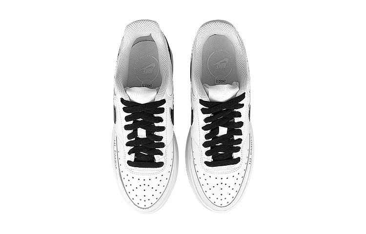 [Custom Shoes] (W) Nike Court Vision 1 Alta 'Black White - Guofeng' 圖 4