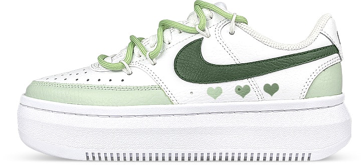 custom-shoes-women-nike-court-vision-1-alta-gradient-deconstructed-white-green