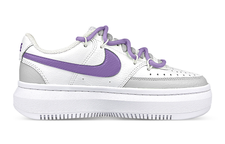 Order 【定製球鞋】 Nike Court Vision 1 Alta 紫葡萄 愛心 解構 漸變 低筒 板鞋 女款 灰白紫
