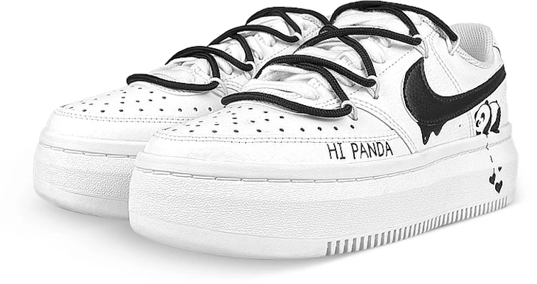 (W) 나이키 커스텀 코트 비전 판다 디컨 (Nike Custom Court Vision Panda Decon) DM0113-100(Team47-女Alta熊猫解构) Lookbook (W) 나이키 커스텀 코트 비전 판다 디컨 (Nike Custom Court Vision Panda Decon) DM0113-100(Team47-女Alta熊猫解构)