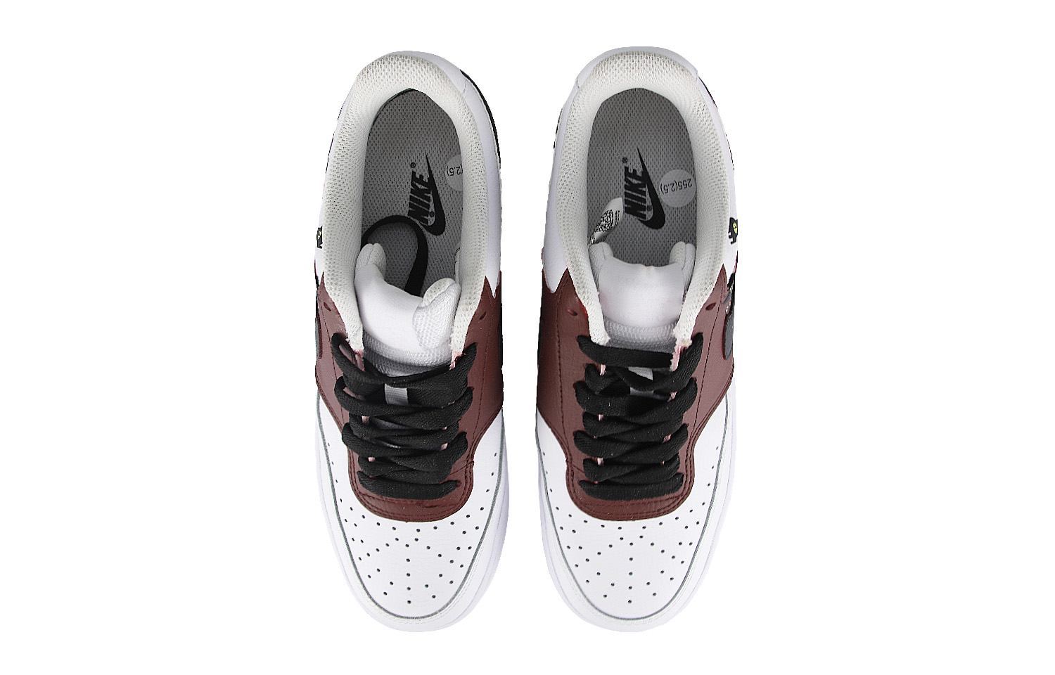 Shop (W) [Zapatos Personalizados] Nike Court Vision 1 Low 'Bat Castle Blanco-Marrón' CD5434-100-450429