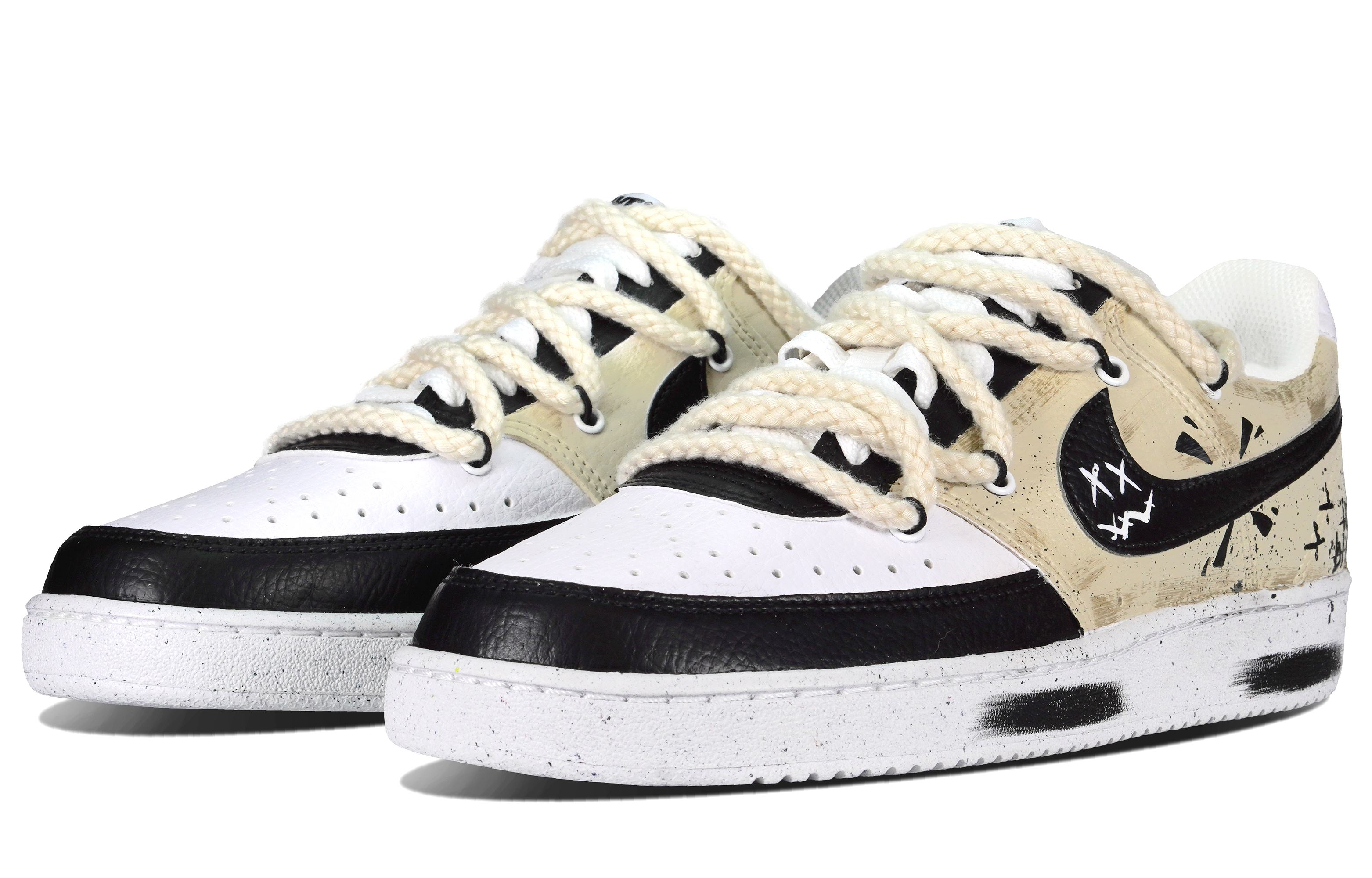 [Custom Shoes] (W) Nike Court Vision 1 Low 'Beige Retro' 圖 3